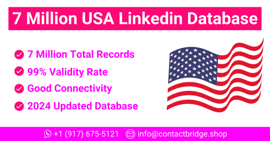 7 Million USA Linkedin Database